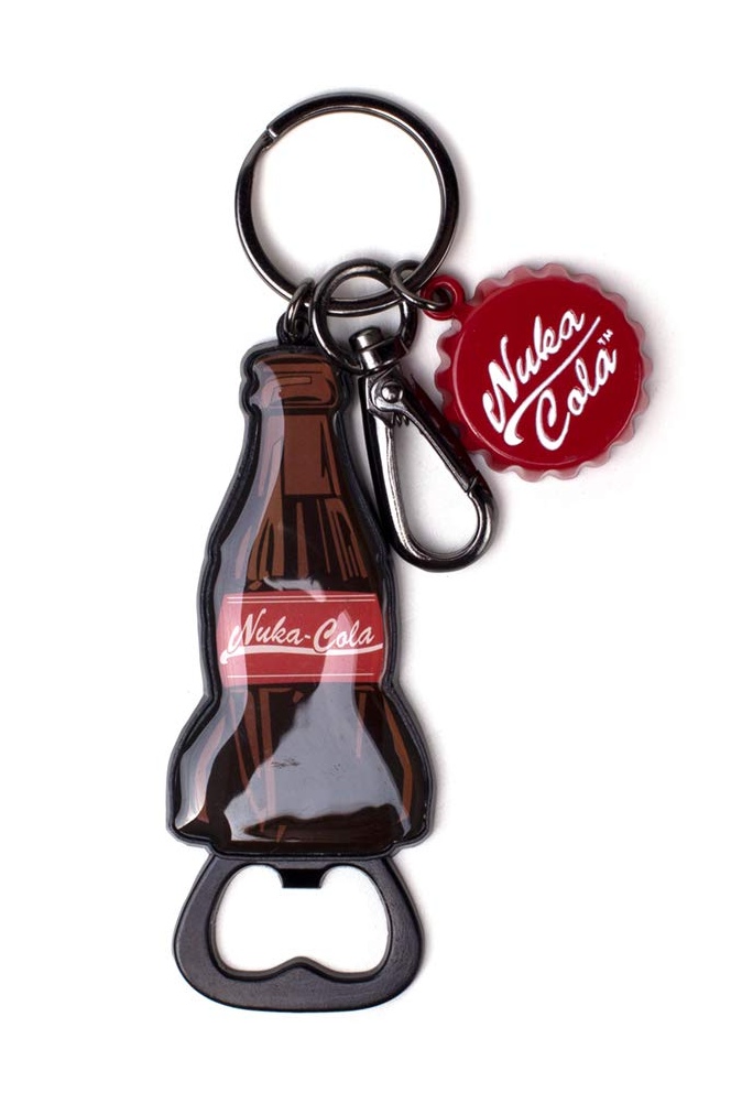 Fallout - Nuka Cola Bottlecap and Bottle Opener Keychain