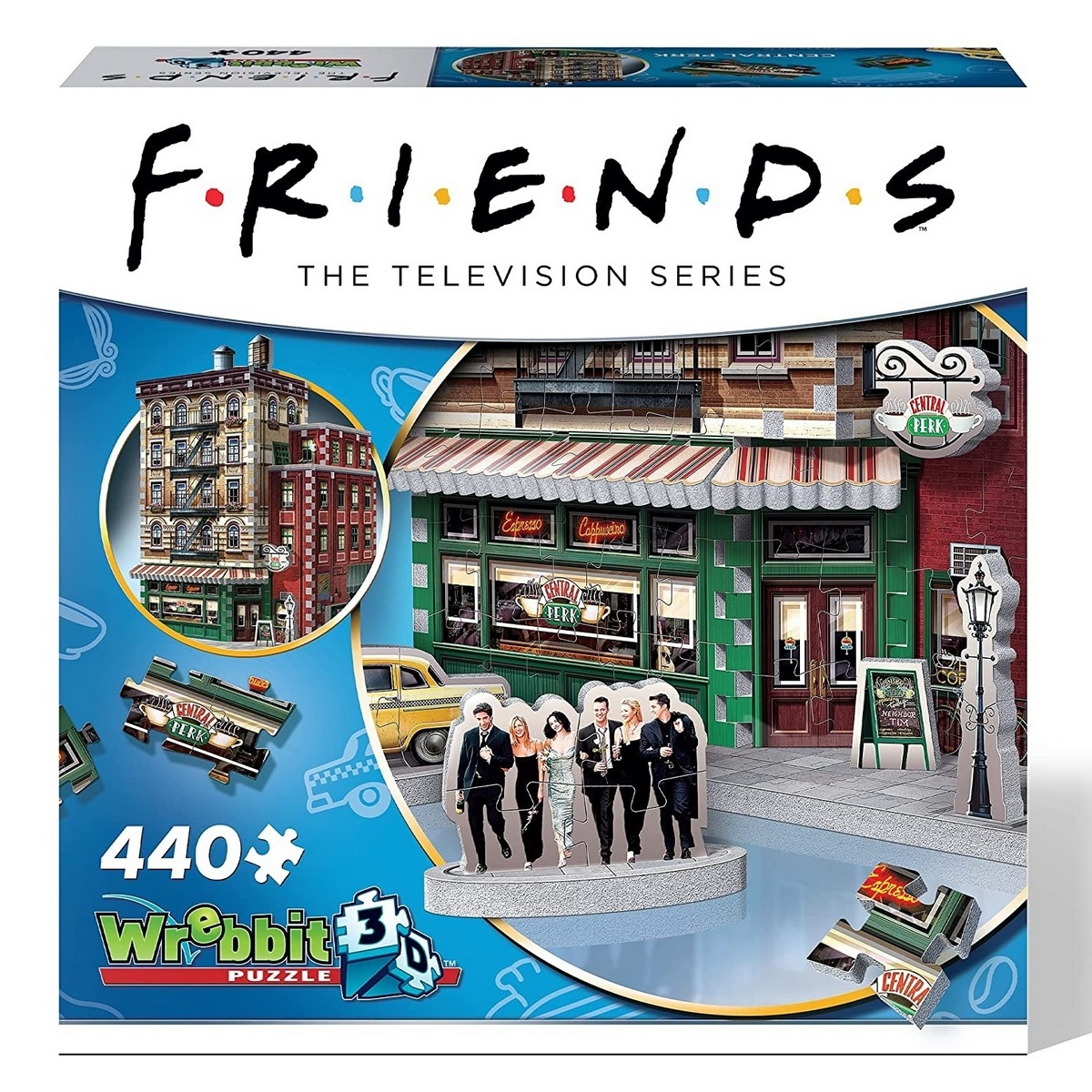 Friends - Central Perk 3D Puzzle, 440 Pieces