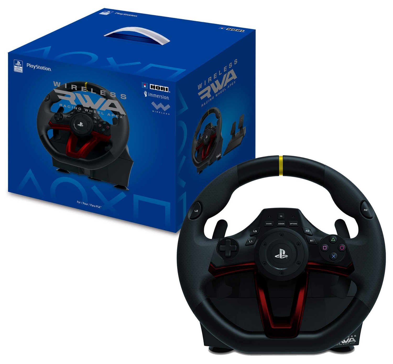 HORI Racing Wheel Apex Wireless (PS4, PC)