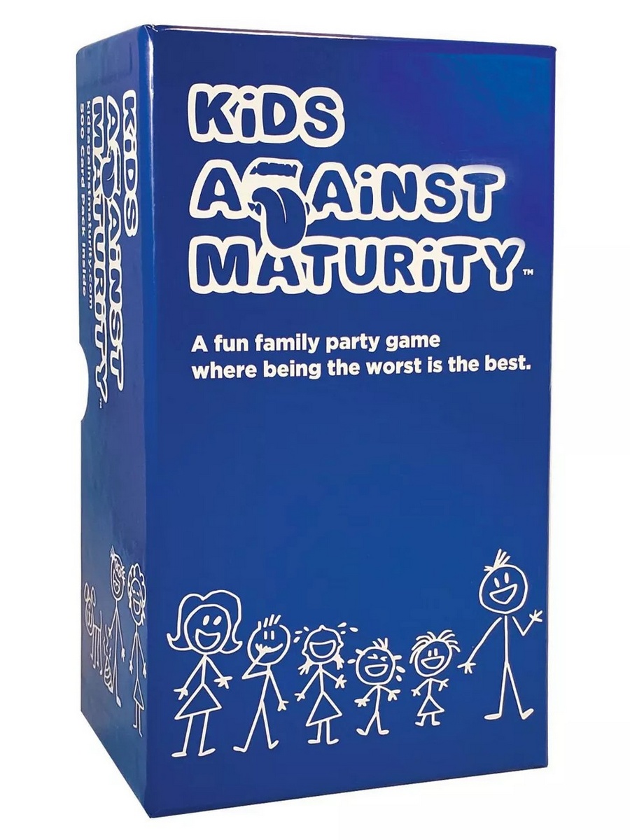 Kids Against Maturity - A Fun Family Party Game, 4+ Players