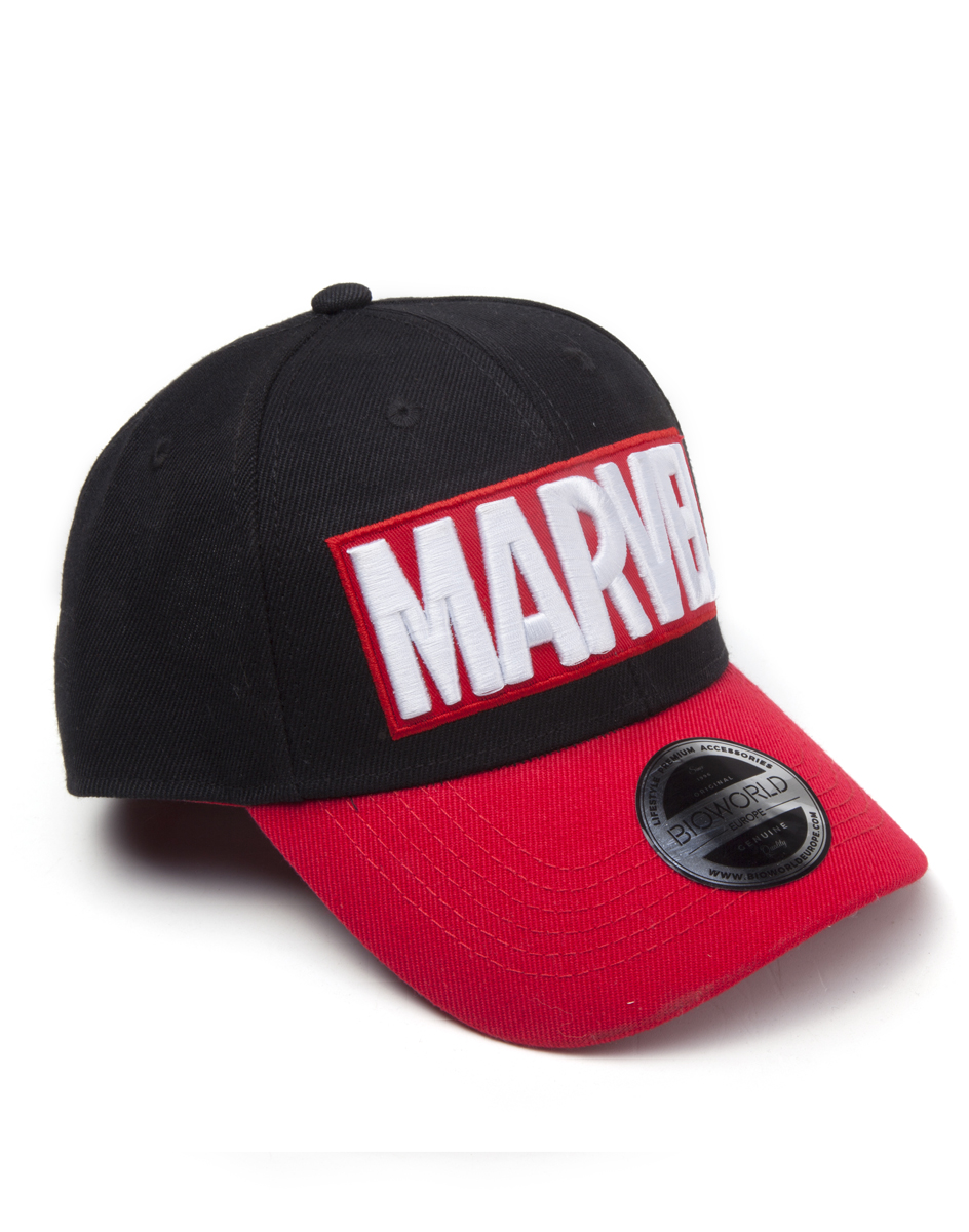 Marvel - Red Brick Logo Curved Bill Cap 
