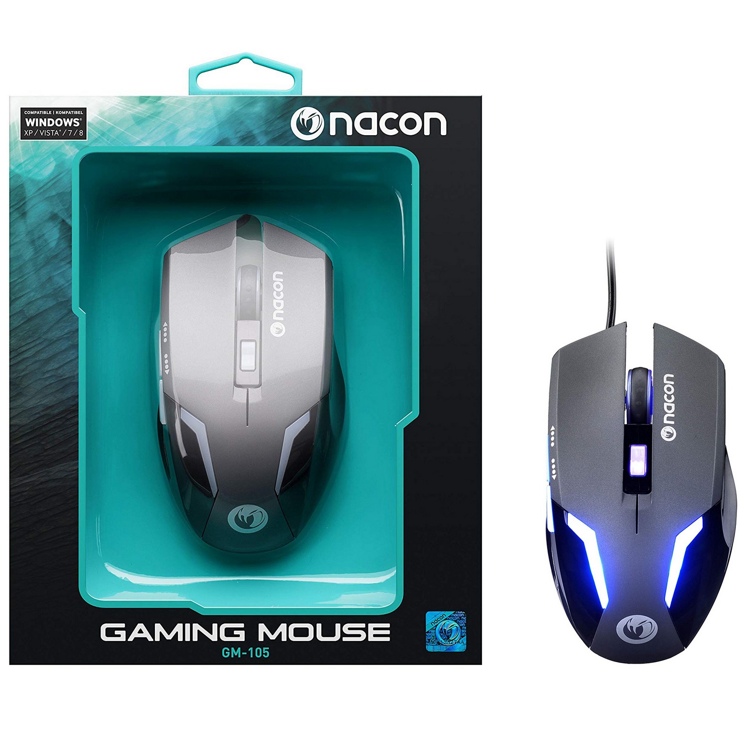 Nacon GM-105 Optical Gaming Mouse Wired (PC)