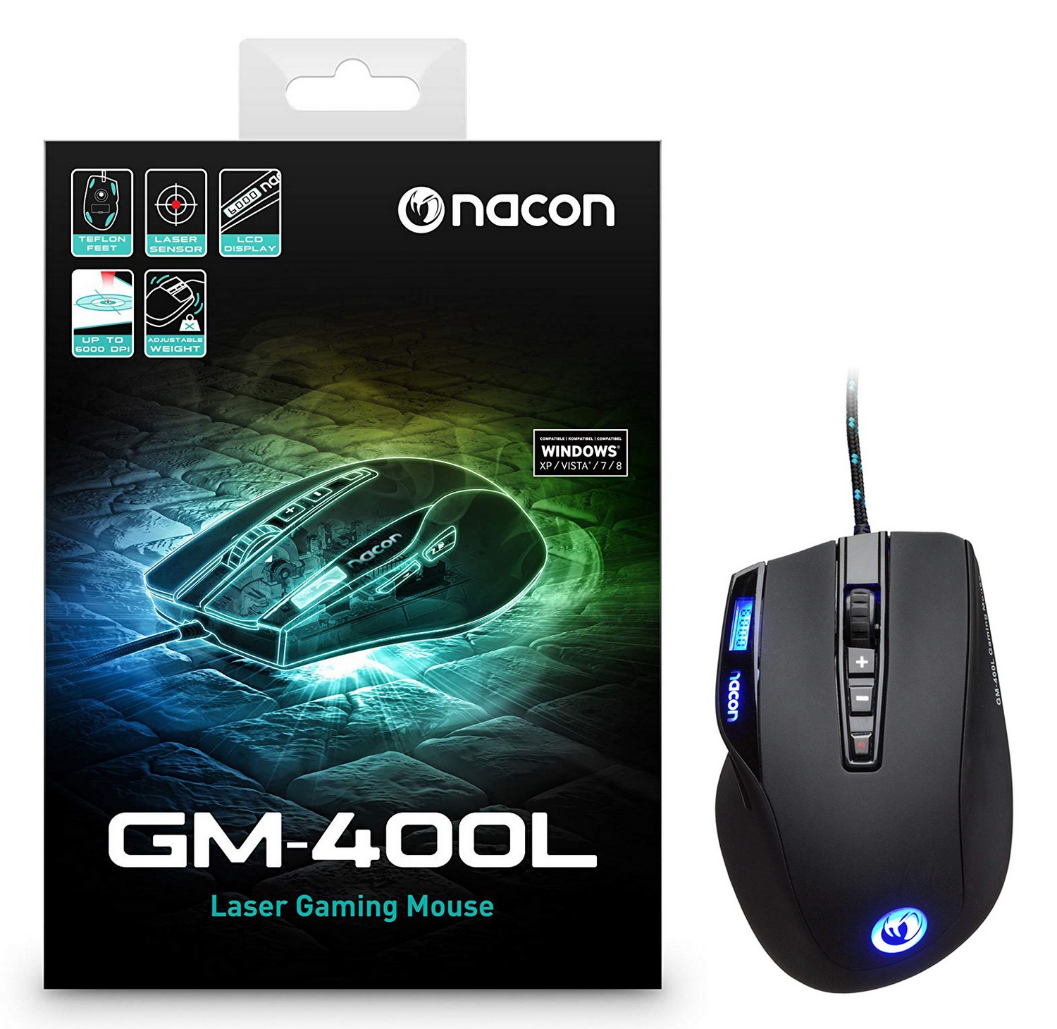 Nacon GM-400L Laser Gaming Mouse Wired (PC)
