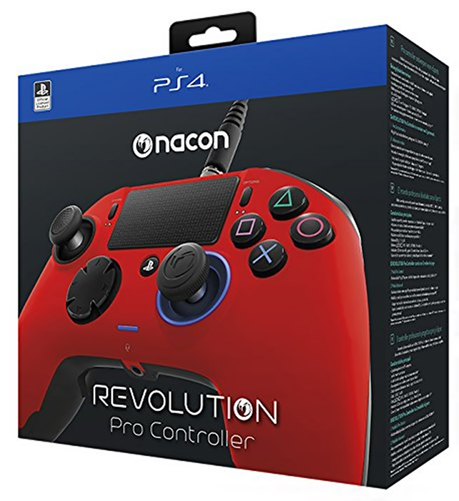 Nacon Revolution Pro Controller Wired - Red (PS4)