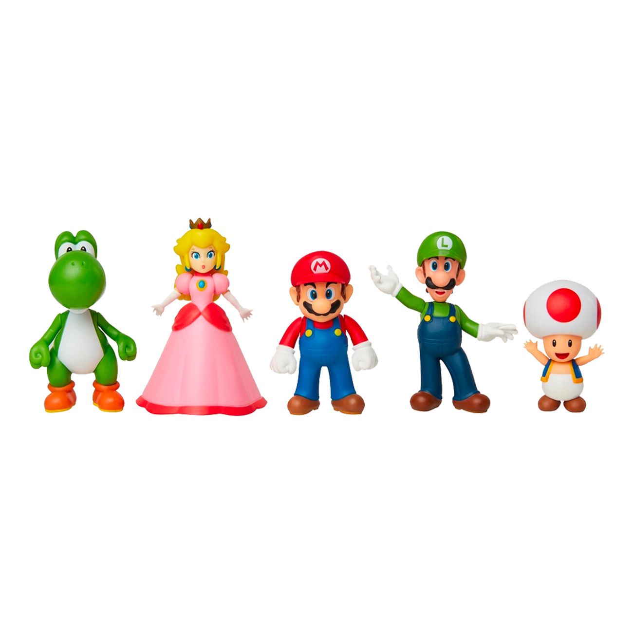 Nintendo - Super Mario & Friends 2,5 Figur 5 Pack (400904)