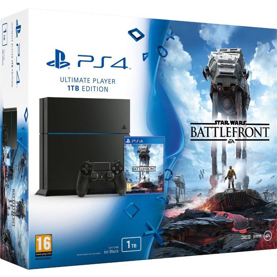 PlayStation 4 1 TB Edition - Star Wars: Battlefront EA Bundle