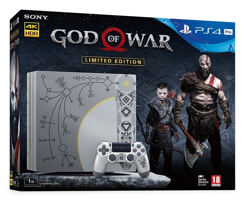 PlayStation 4 Pro 1 TB - God of War Limited Edition