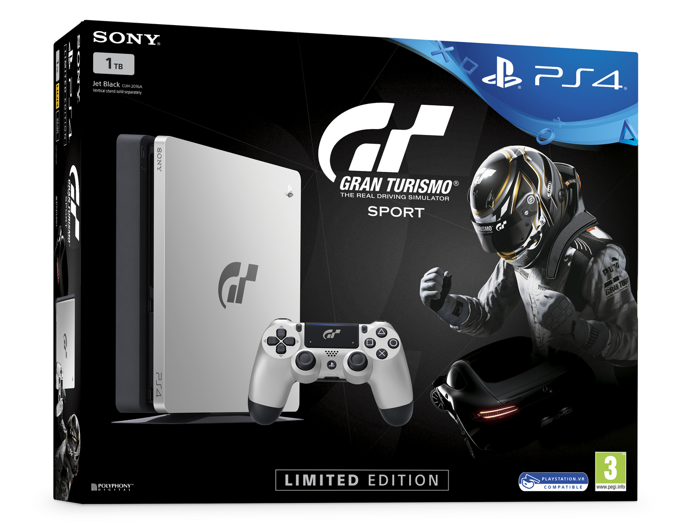 PlayStation 4 Slim 1 TB - Gran Turismo Sport Limited Edtion