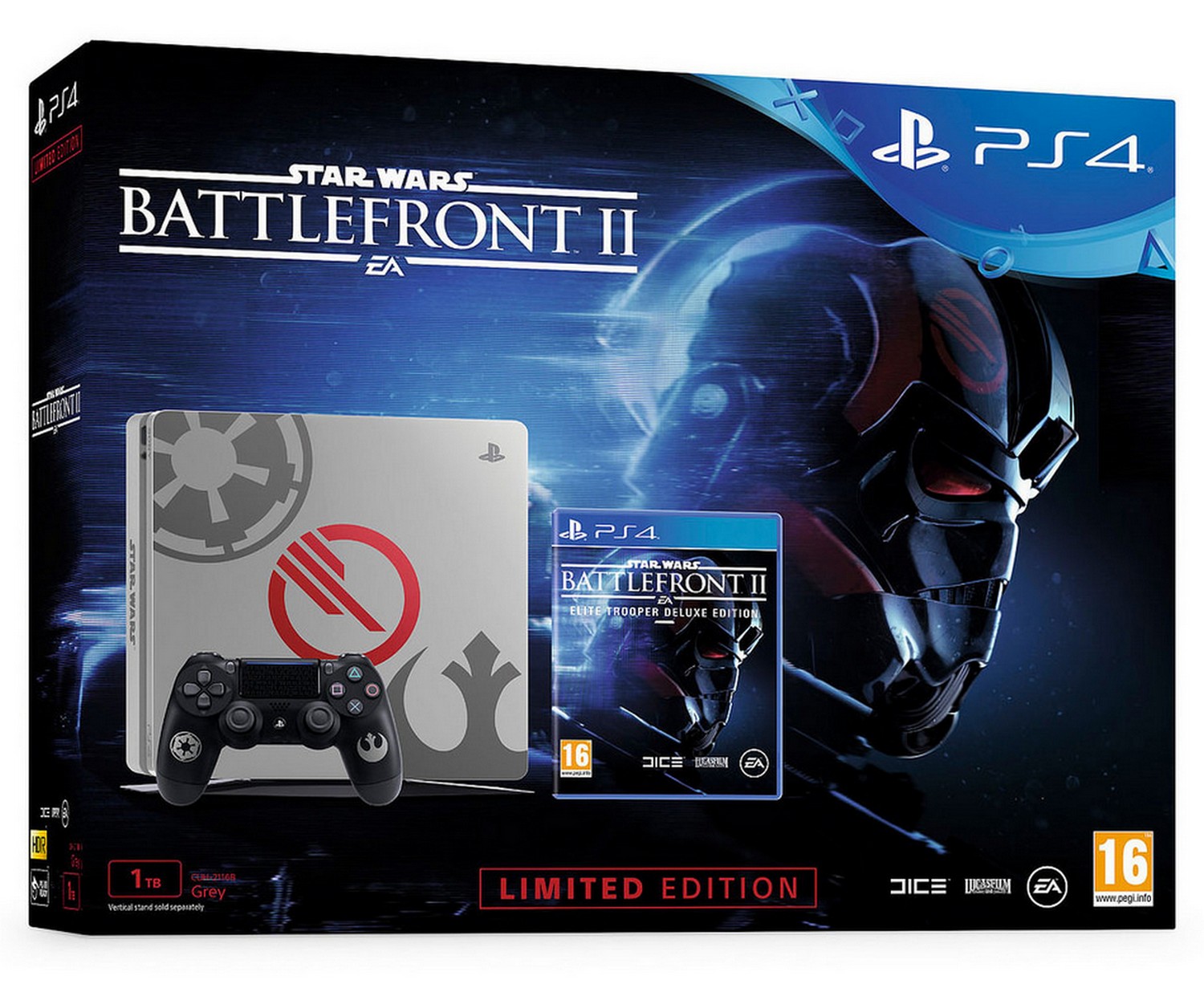 PlayStation 4 Slim 1 TB - Star Wars Battlefront II Limited Edtion