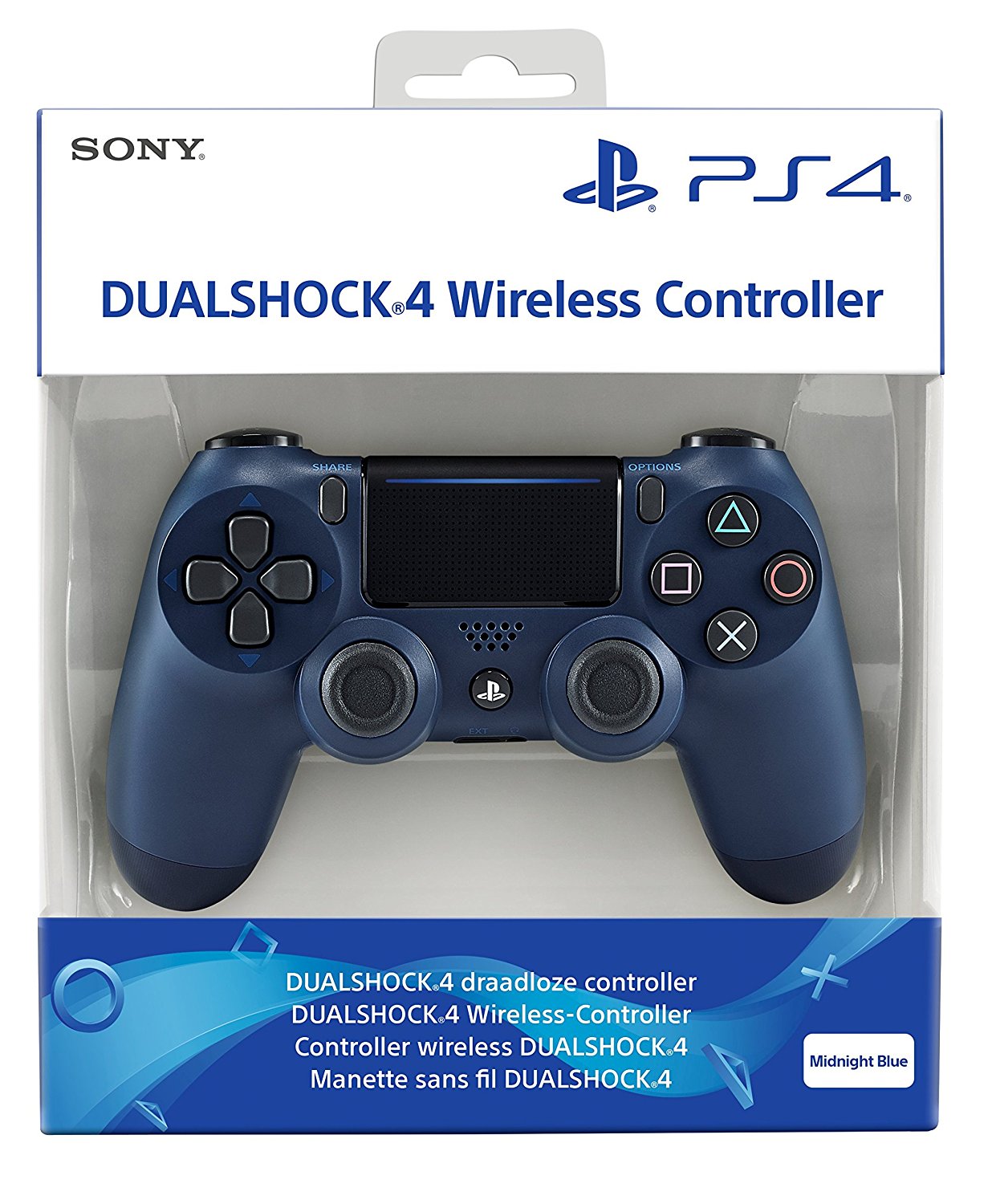 PS4 PlayStation DualShock 4 Controller V2 - Midnight Blue