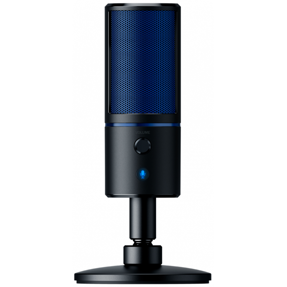 Razer Seiren X Microphone PlayStation 4 Edition - Black/Blue (PS4, PC)