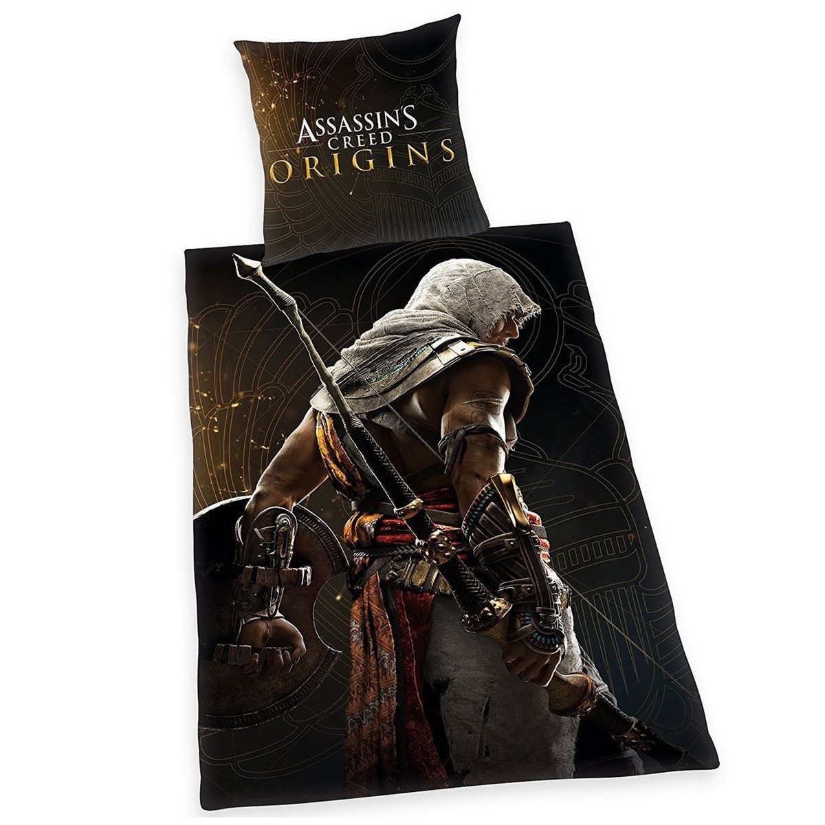 Single Duvet and Pillow Set: Assassin's Creed Origins - Bayek (100% Polyester)