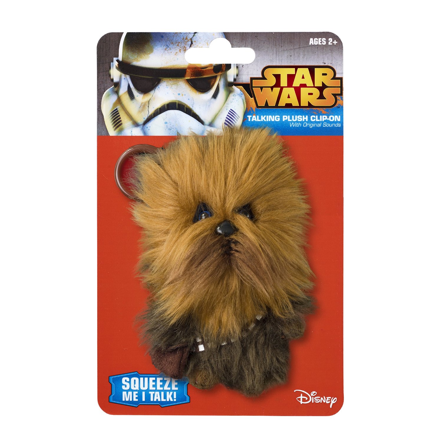 Star Wars - Chewbacca Talking Plush Clip-On, 10cm