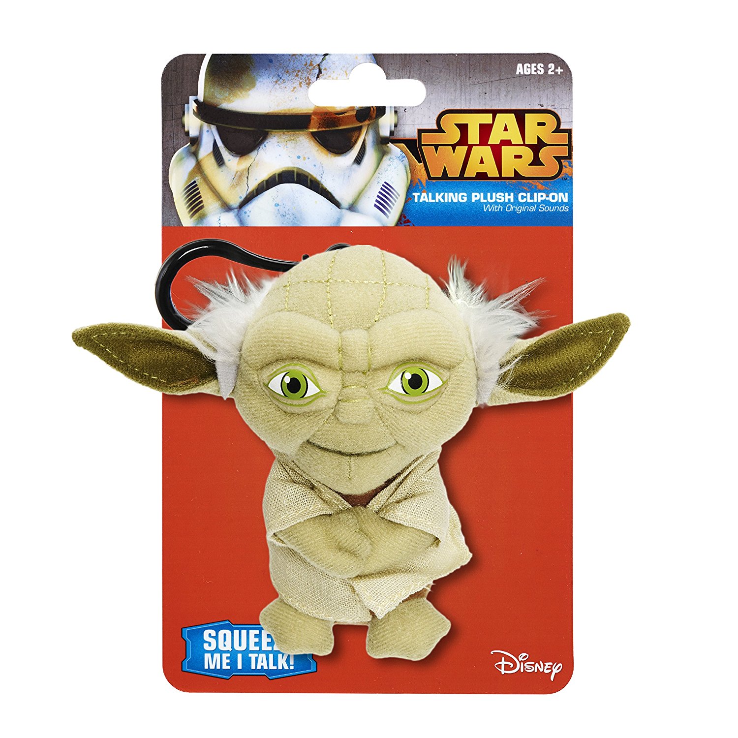 Star Wars - Yoda Talking Plush Clip-On, 10cm