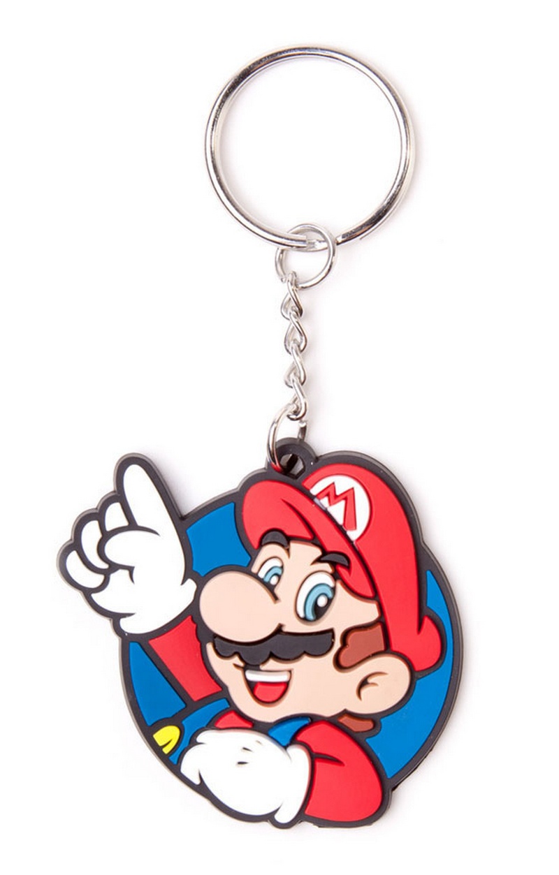 Super Mario - It's Me! Rubber Keychain
