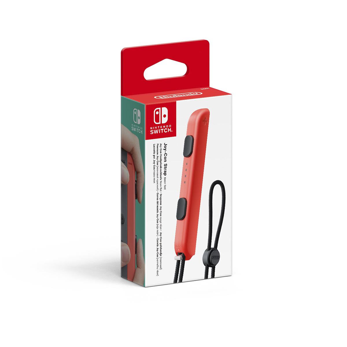 Switch Joy-Con Controller Strap Official - Neon Red