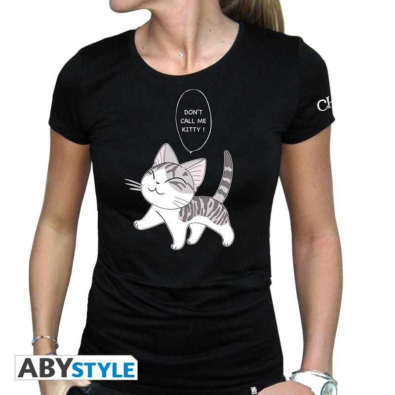 T-Shirt Chi - Call Me Kitty, Black Size M Female