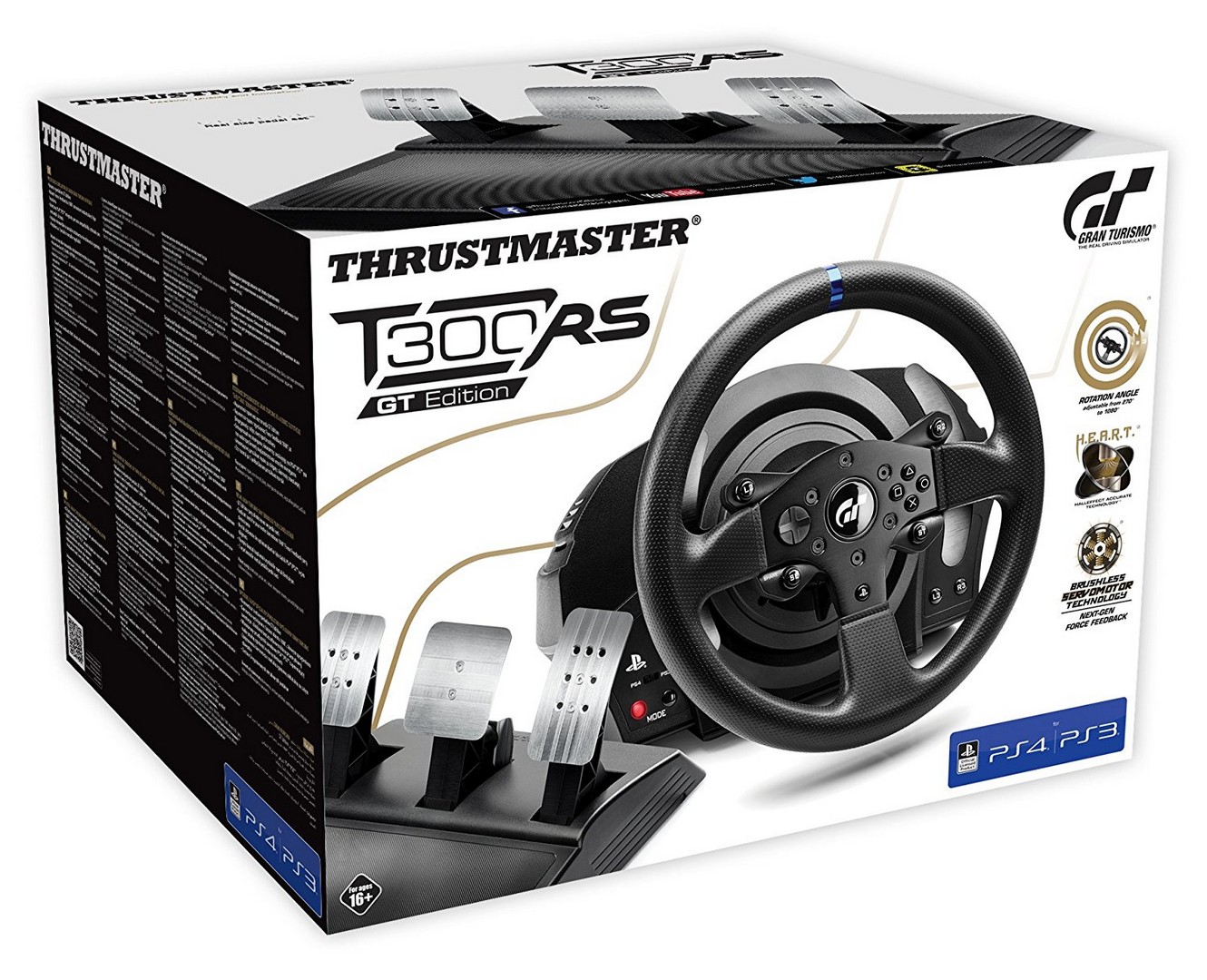 Thrustmaster T300 RS GT Edition Racing Wheel and Pedal Set (PS4, PS3, PC)