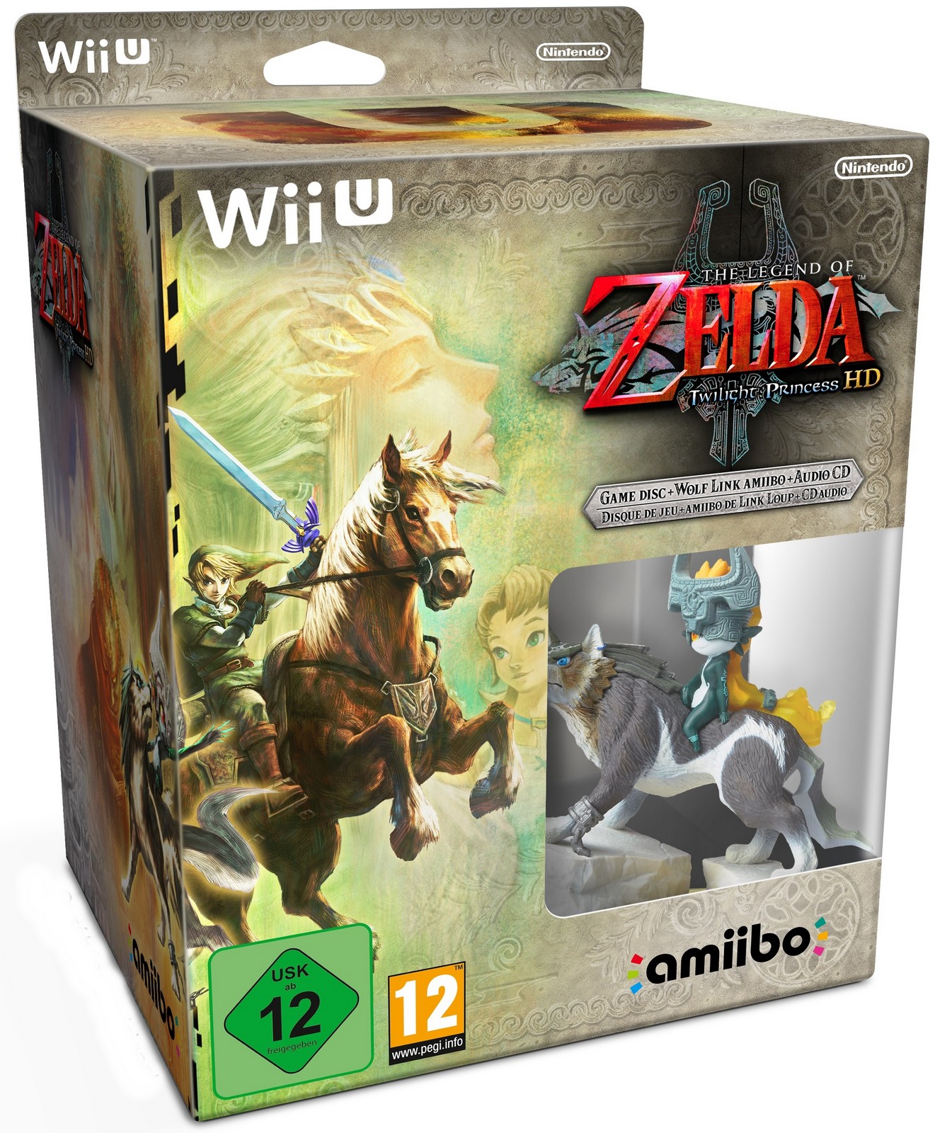 Wii U Legend of Zelda: Twilight Princess HD Limited Edition incl. Amiibo Wolf Link