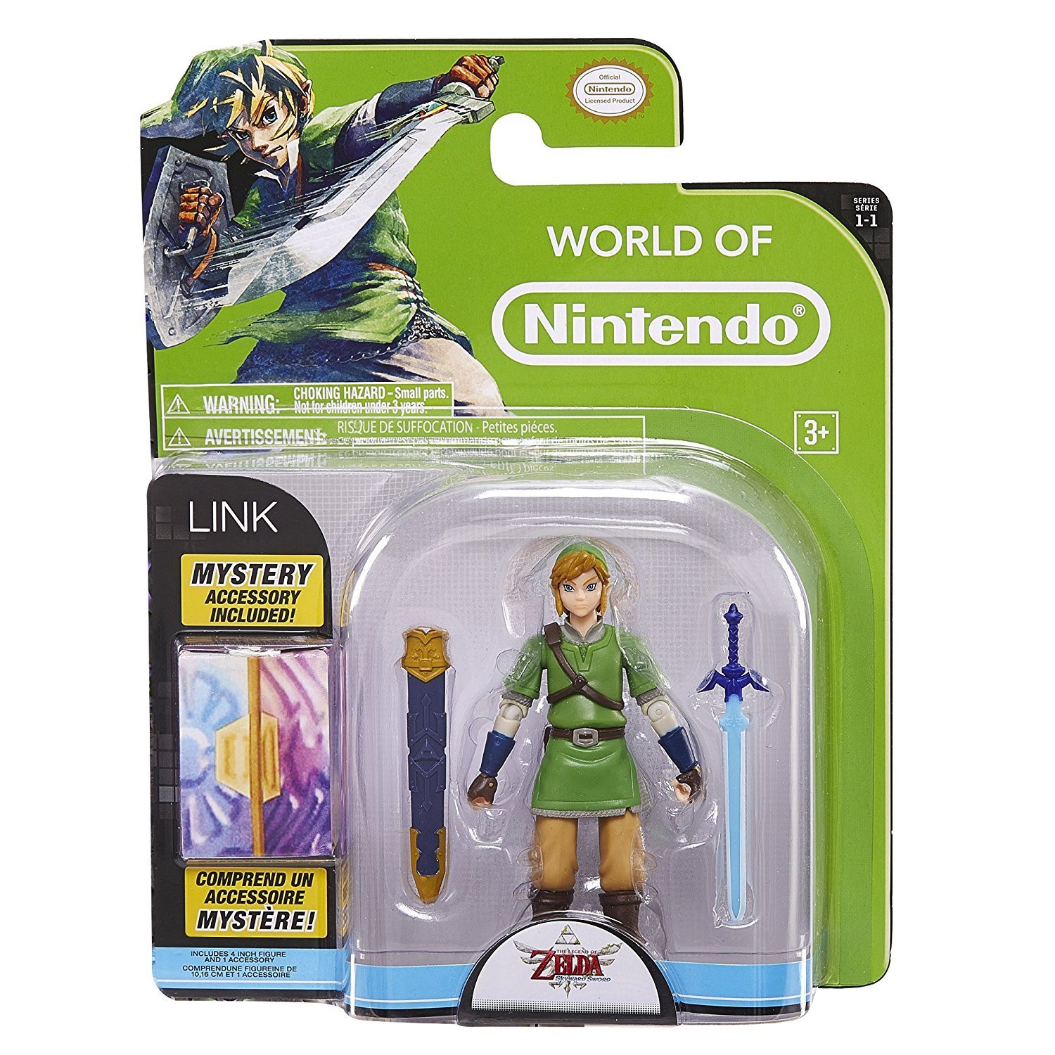 World of Nintendo: Legend of Zelda Skyward Sword - Link Action Figure, 10cm
