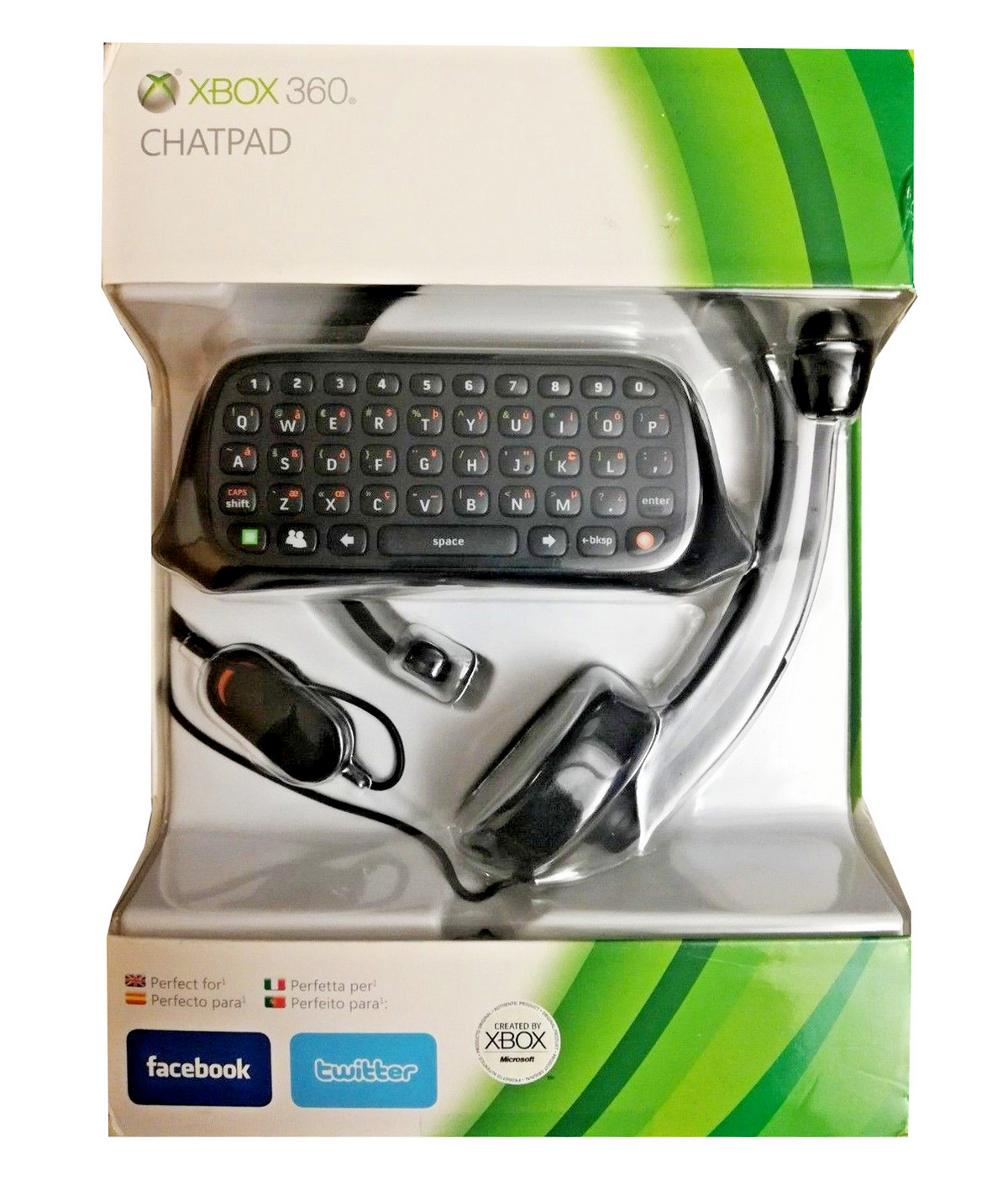 Xbox 360 Chatpad with Chat Headset Official