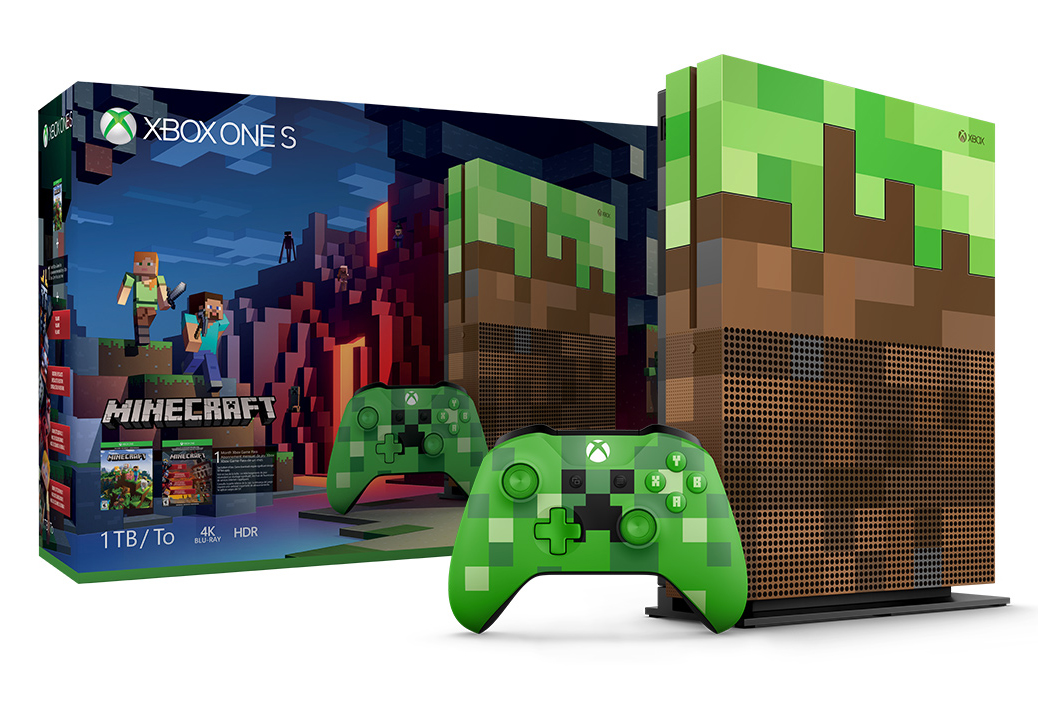Xbox One S 1 TB - Minecraft Limited Edition