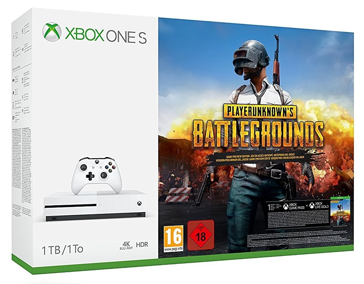 Xbox One S 1 TB - Playerunknown's Battleground Digital Download Bundle