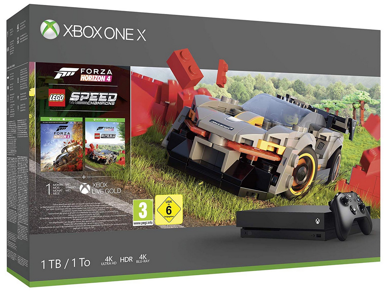 Xbox One X 1 TB - Forza Horizon 4 LEGO Speed Champions Digital Download Bundle