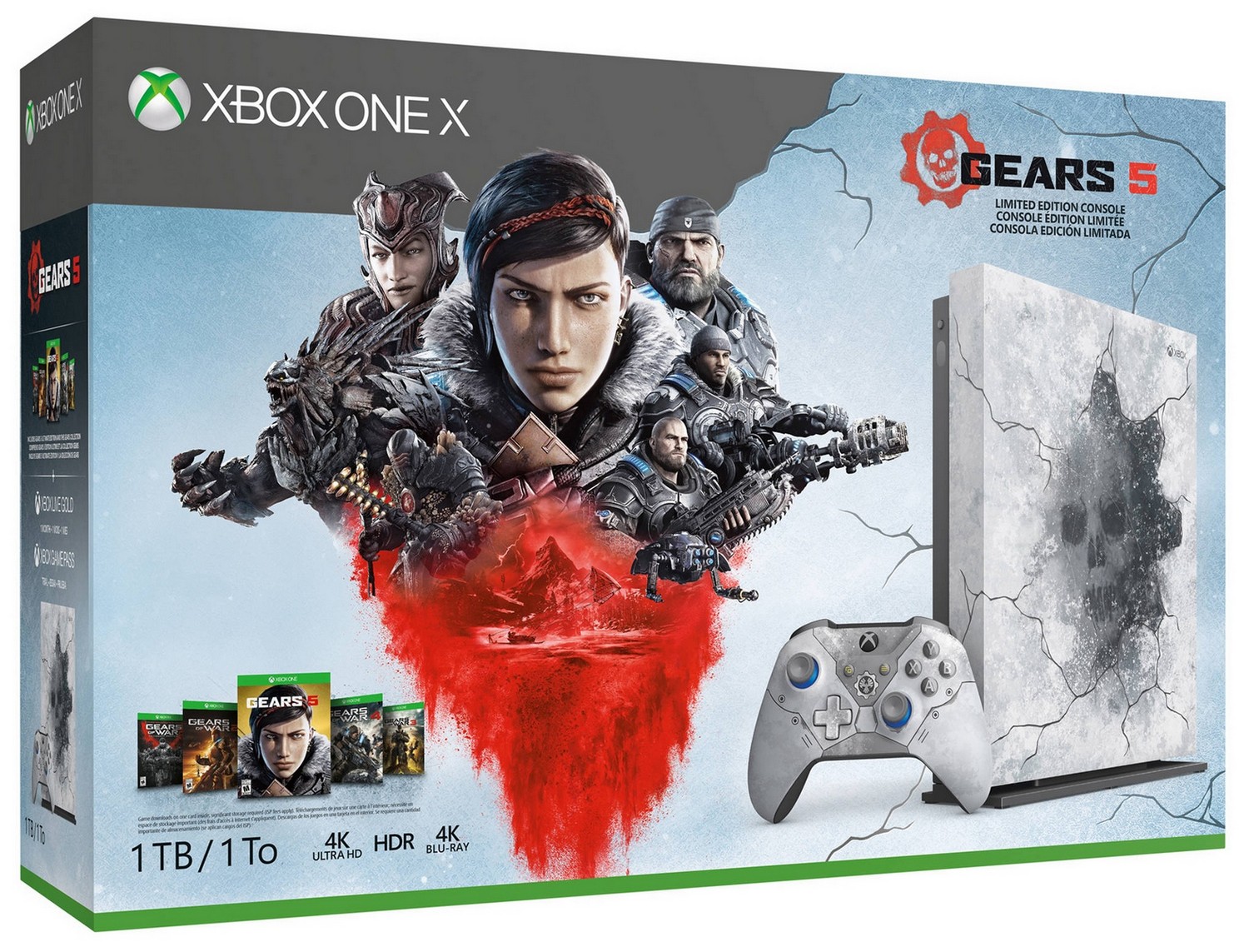 Xbox One X 1 TB - Gears 5 Limited Edition Bundle